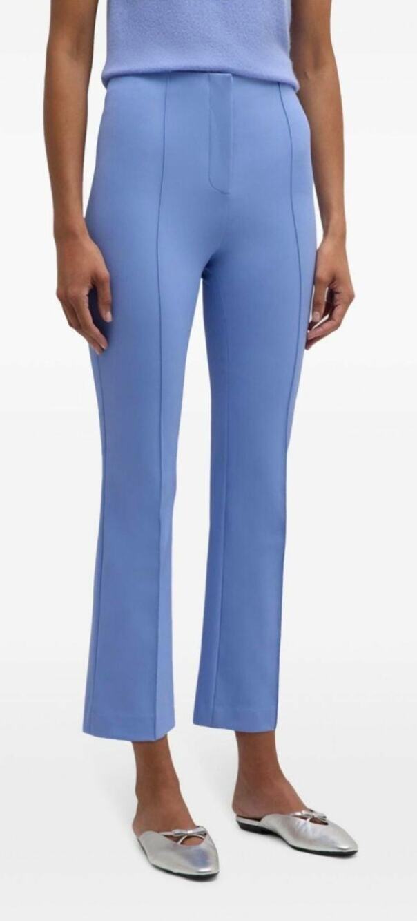 Veronica Beard Jaya Pant Blue Slim Leg Cropped